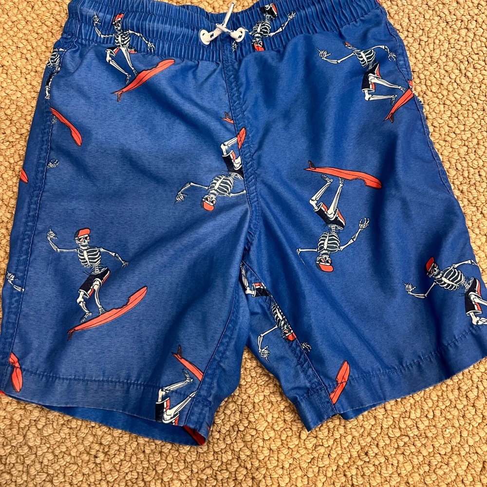 Old Navy Blue and Red Surfing Shorts